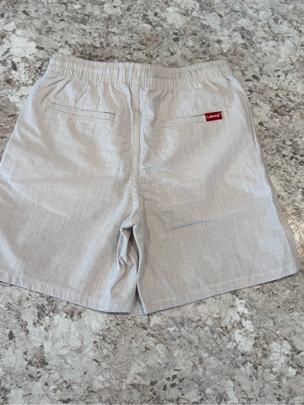 Levi's Boys Drawstring Shorts in Light Tan - Picture 2 of 7